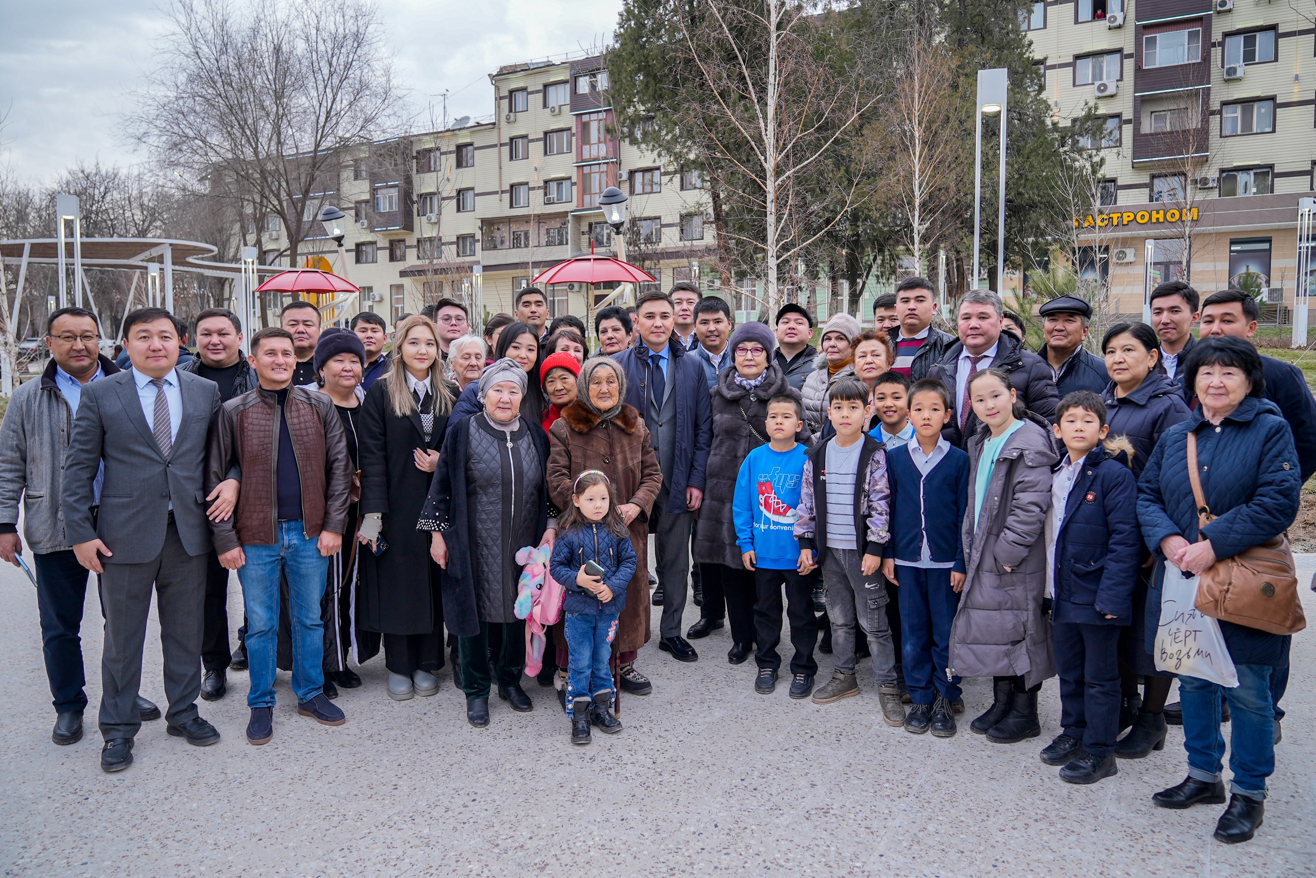 Сквер Спутник в Шымкенте.